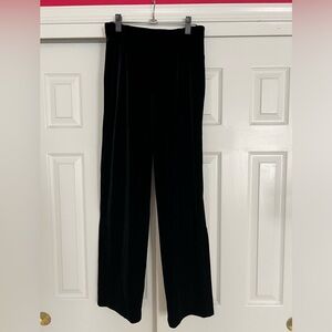 & Trousers J.R. Morrissey ladies black velvet trousers, size 4
